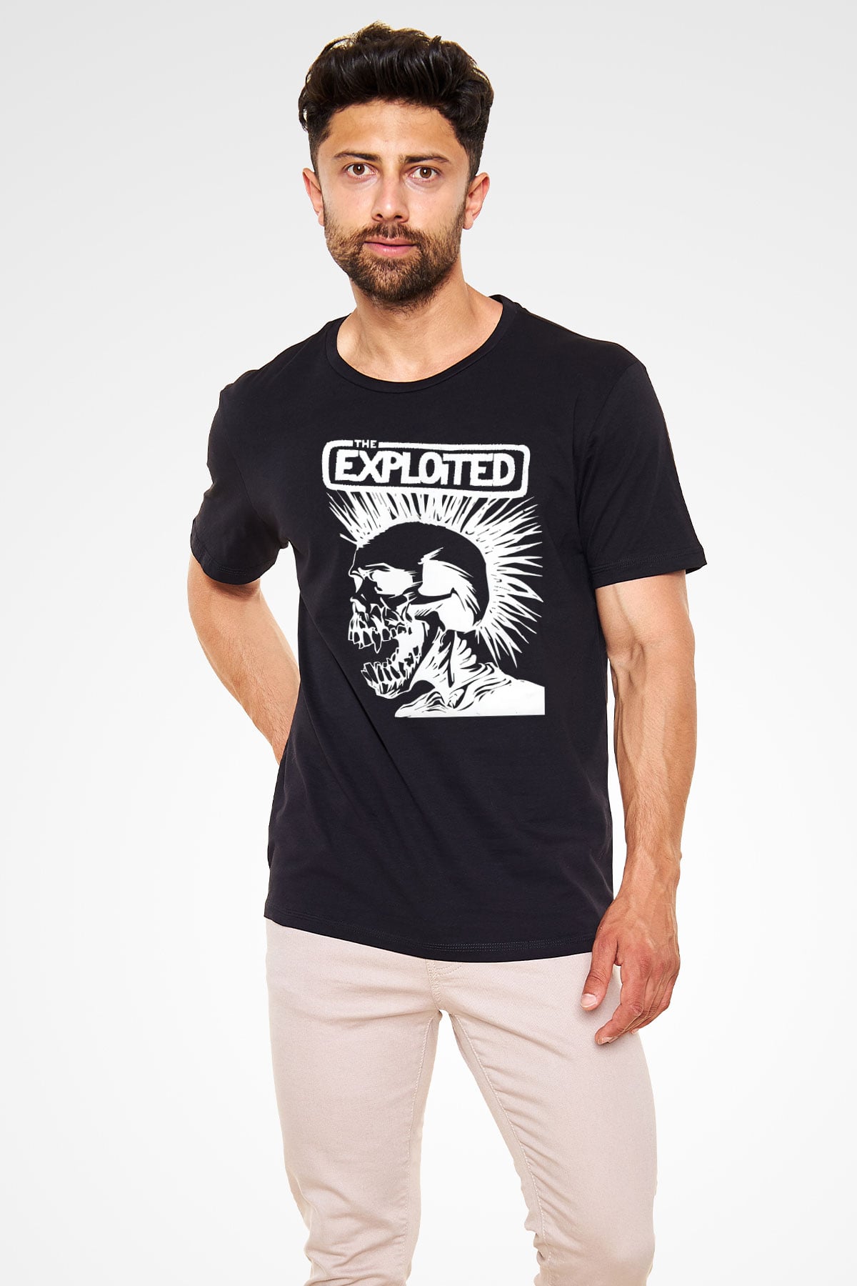 The Exploited Siyah Unisex Tişört T-Shirt - TişörtFabrikası