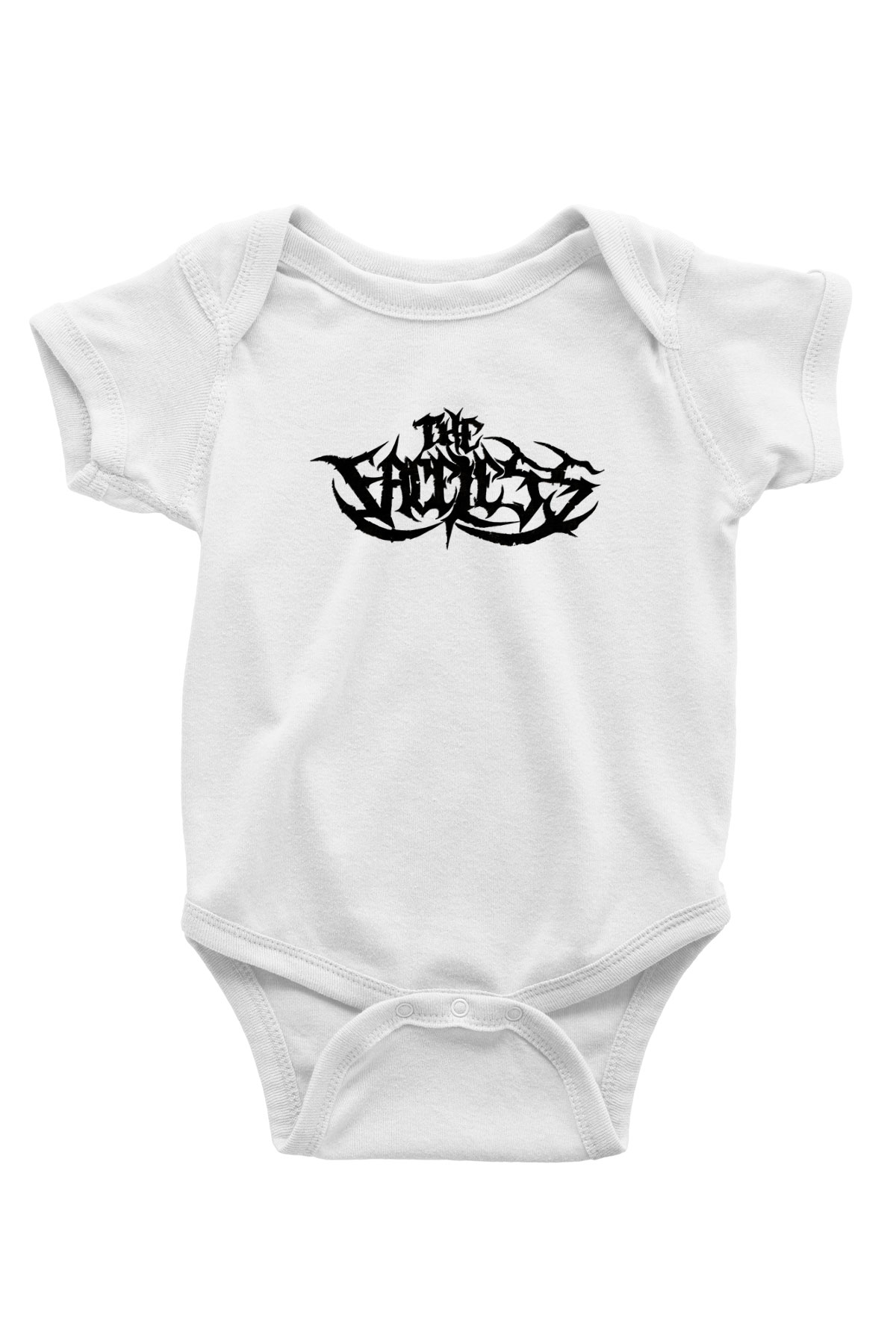 The Faceless Baskılı Beyaz Unisex Bebek Body - Zıbın