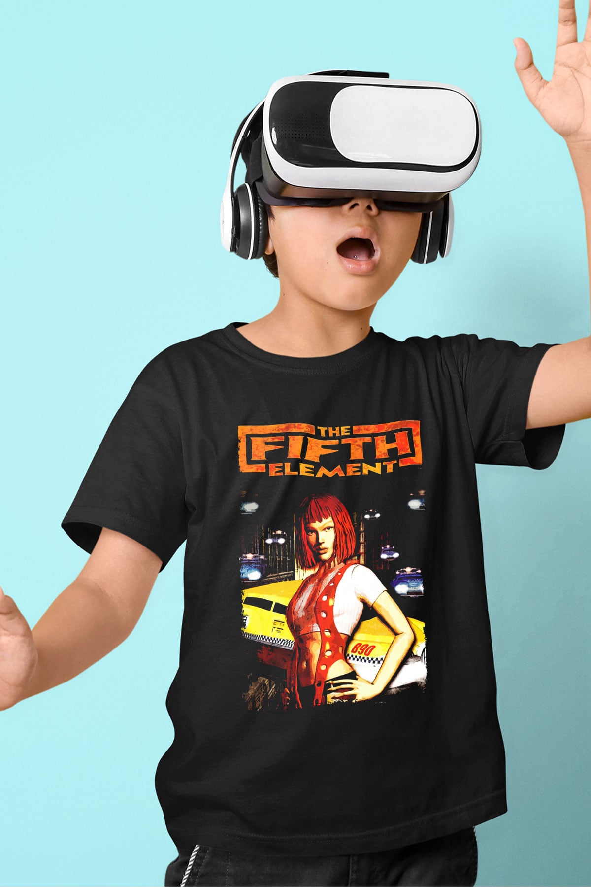 The Fifth Element Siyah Unisex  Çocuk Tişört