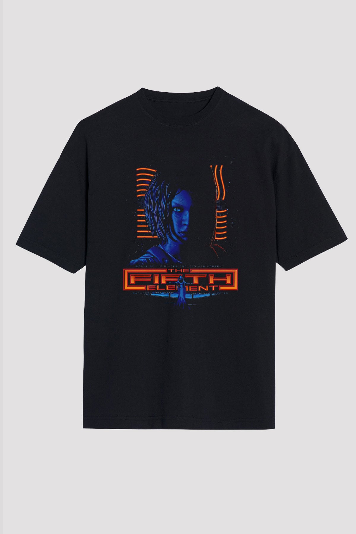The Fifth Element Siyah Unisex Tişört