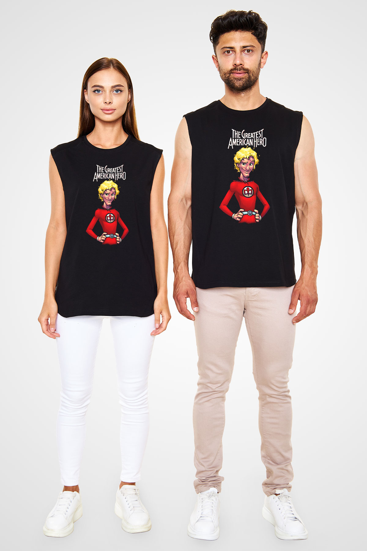 The Greatest American Hero Siyah Unisex  Kolsuz Tişört