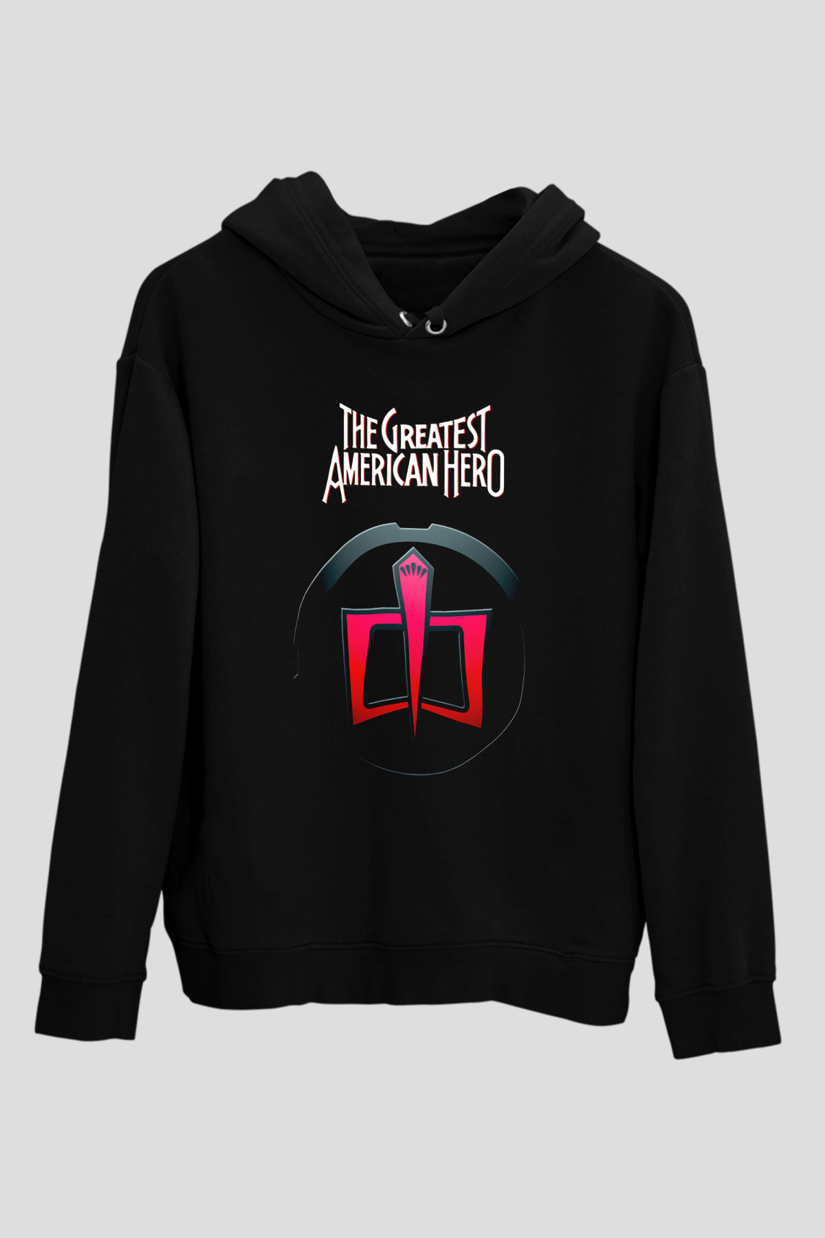 The Greatest American Hero Siyah Unisex Hoodie