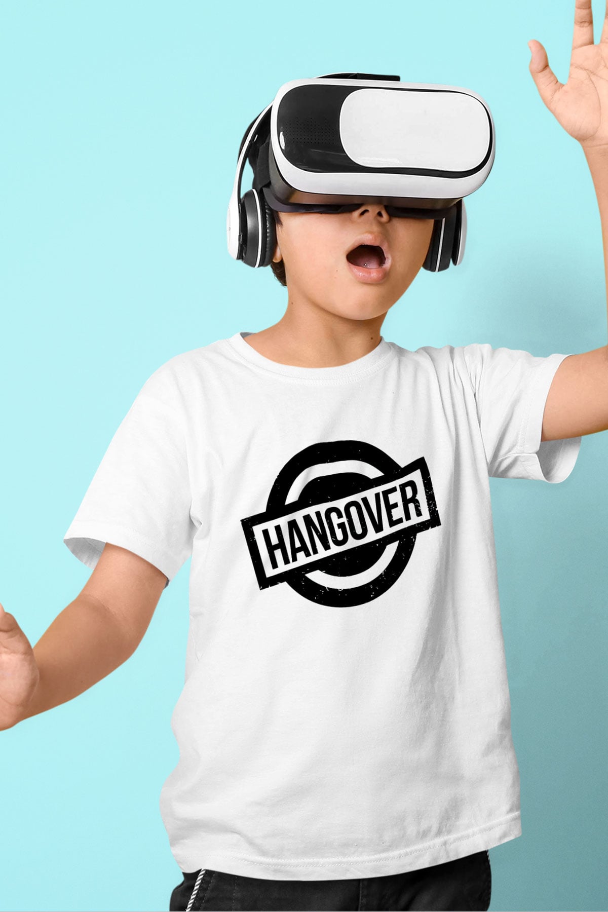 The Hangover Baskılı Beyaz Unisex Çocuk Tişört