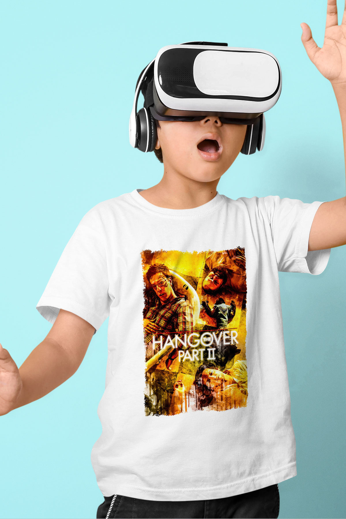 The Hangover Beyaz Unisex Çocuk Tişört