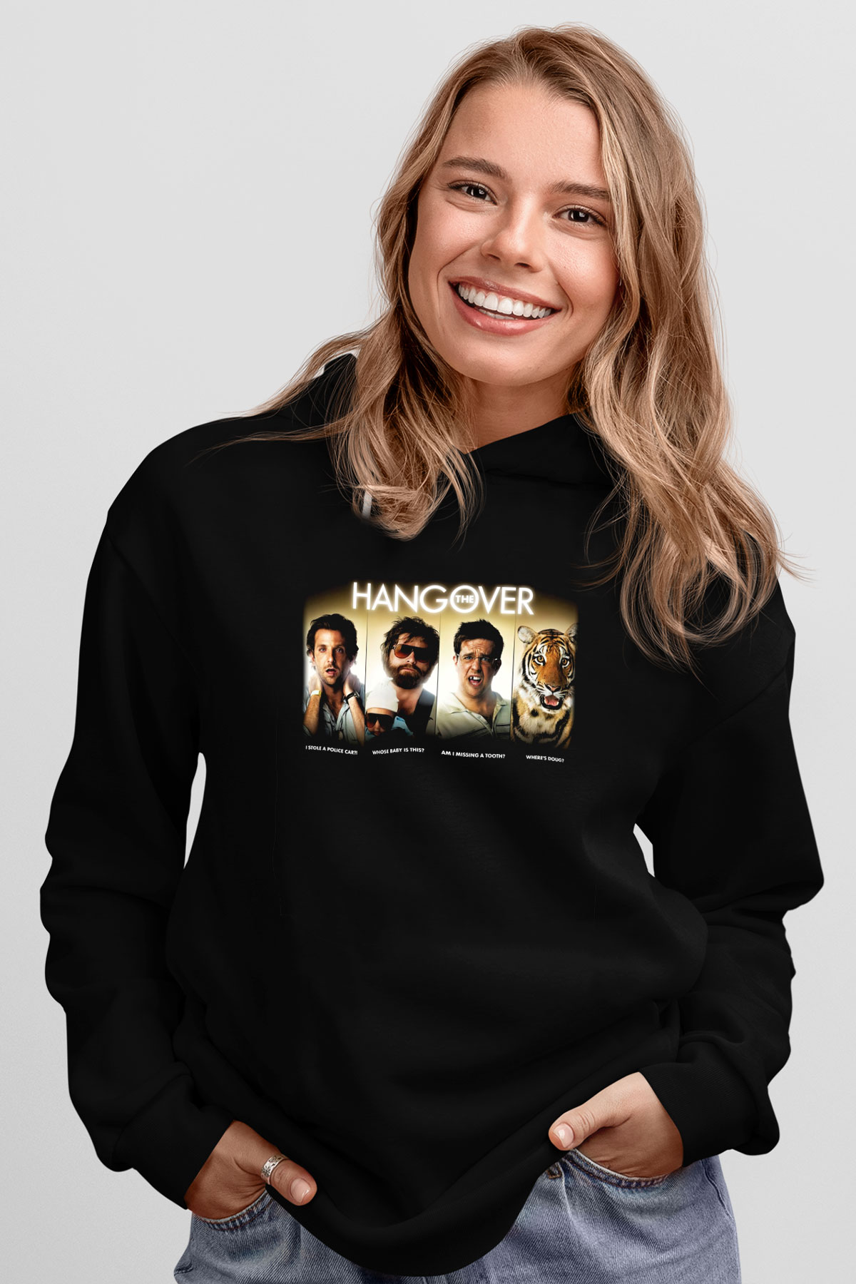 The Hangover Siyah Unisex Hoodie