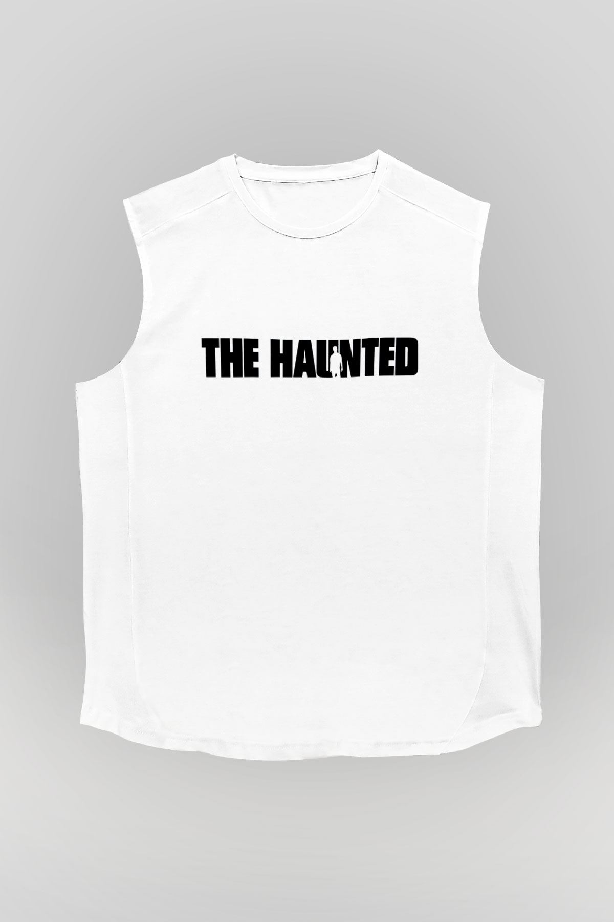 The Haunted Beyaz Unisex Kolsuz Tişört