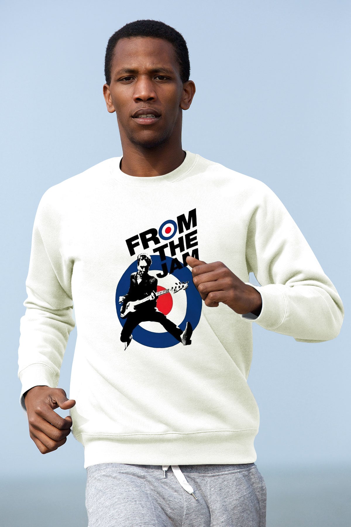 The Jam Beyaz Unisex Sweatshirt