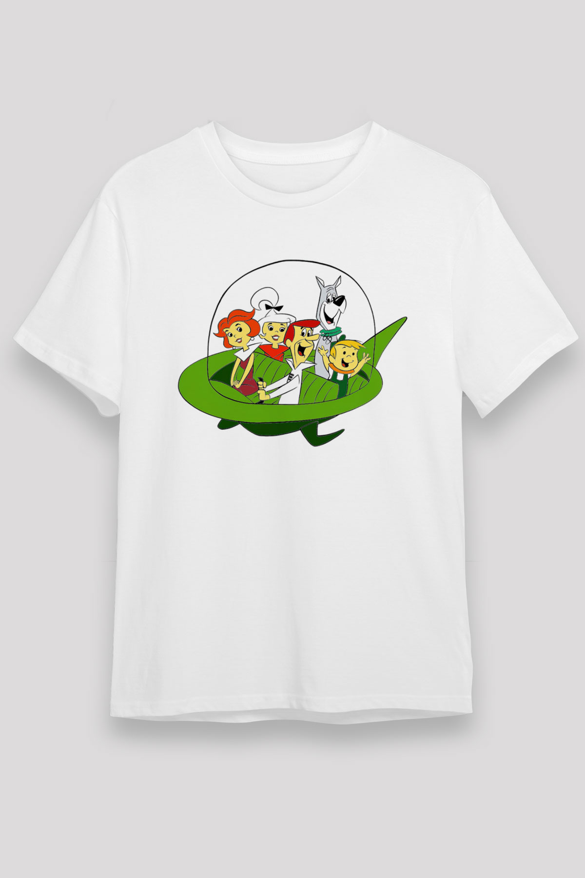 The Jetsons Jetsonlar Beyaz Unisex Tişört