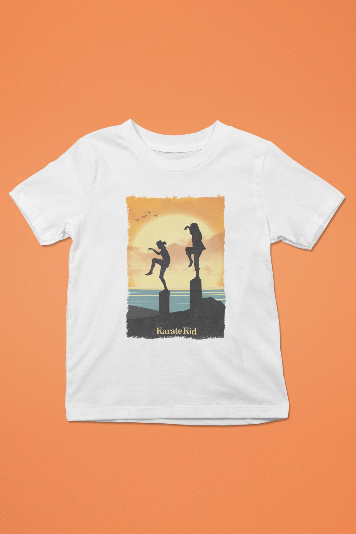 The Karate Kid Beyaz Unisex Çocuk Tişört