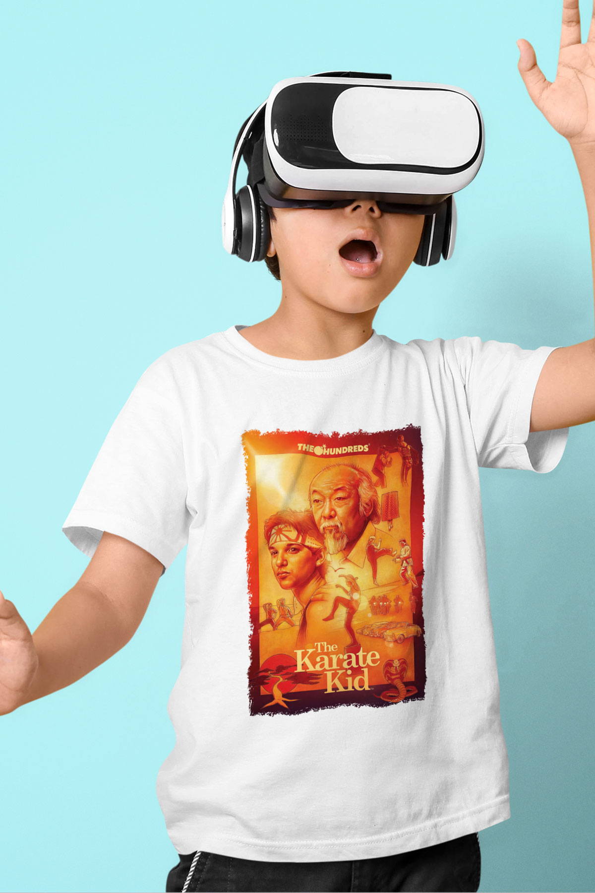The Karate Kid Beyaz Unisex Çocuk Tişört