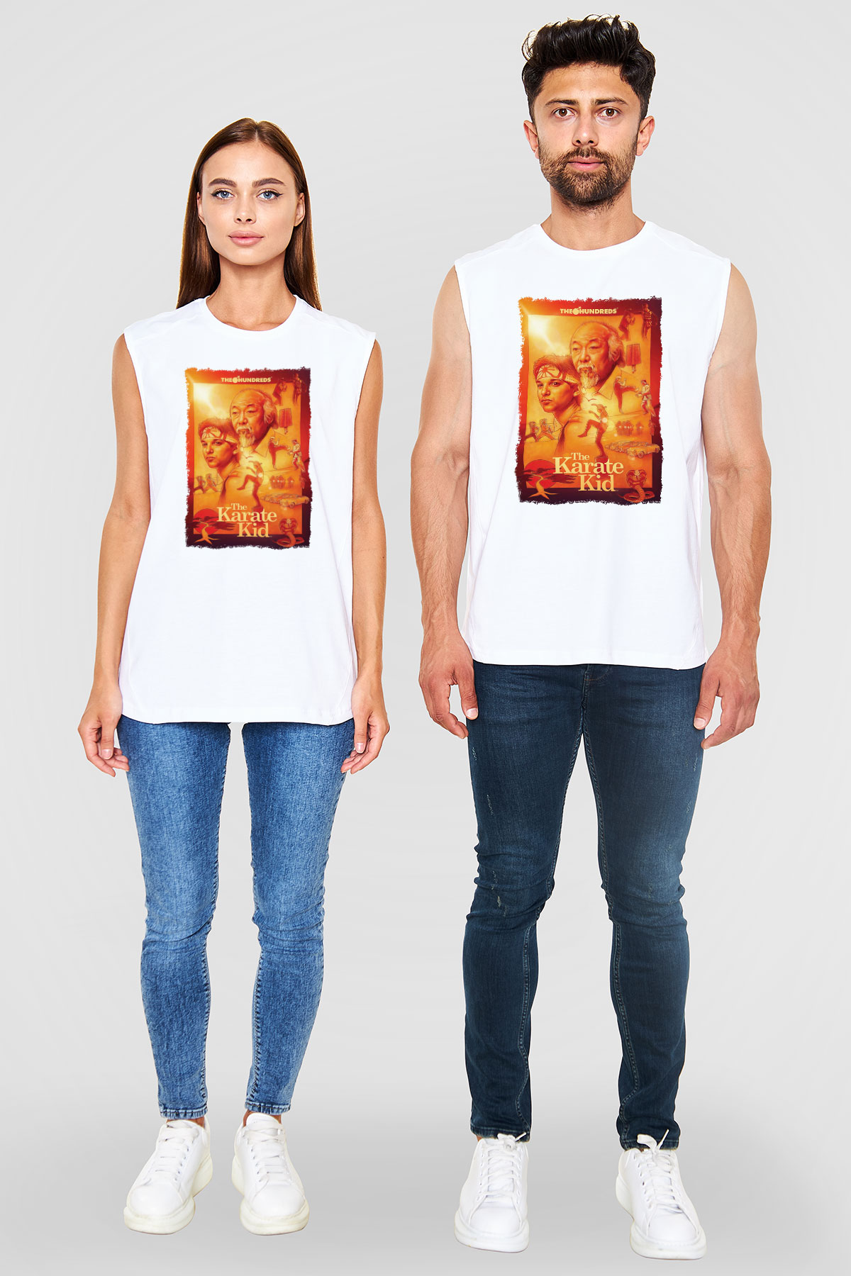 The Karate Kid Beyaz Unisex Kolsuz Tişört