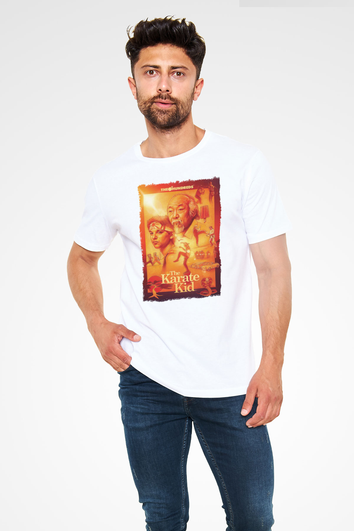 The Karate Kid Beyaz Unisex Tişört T-Shirt