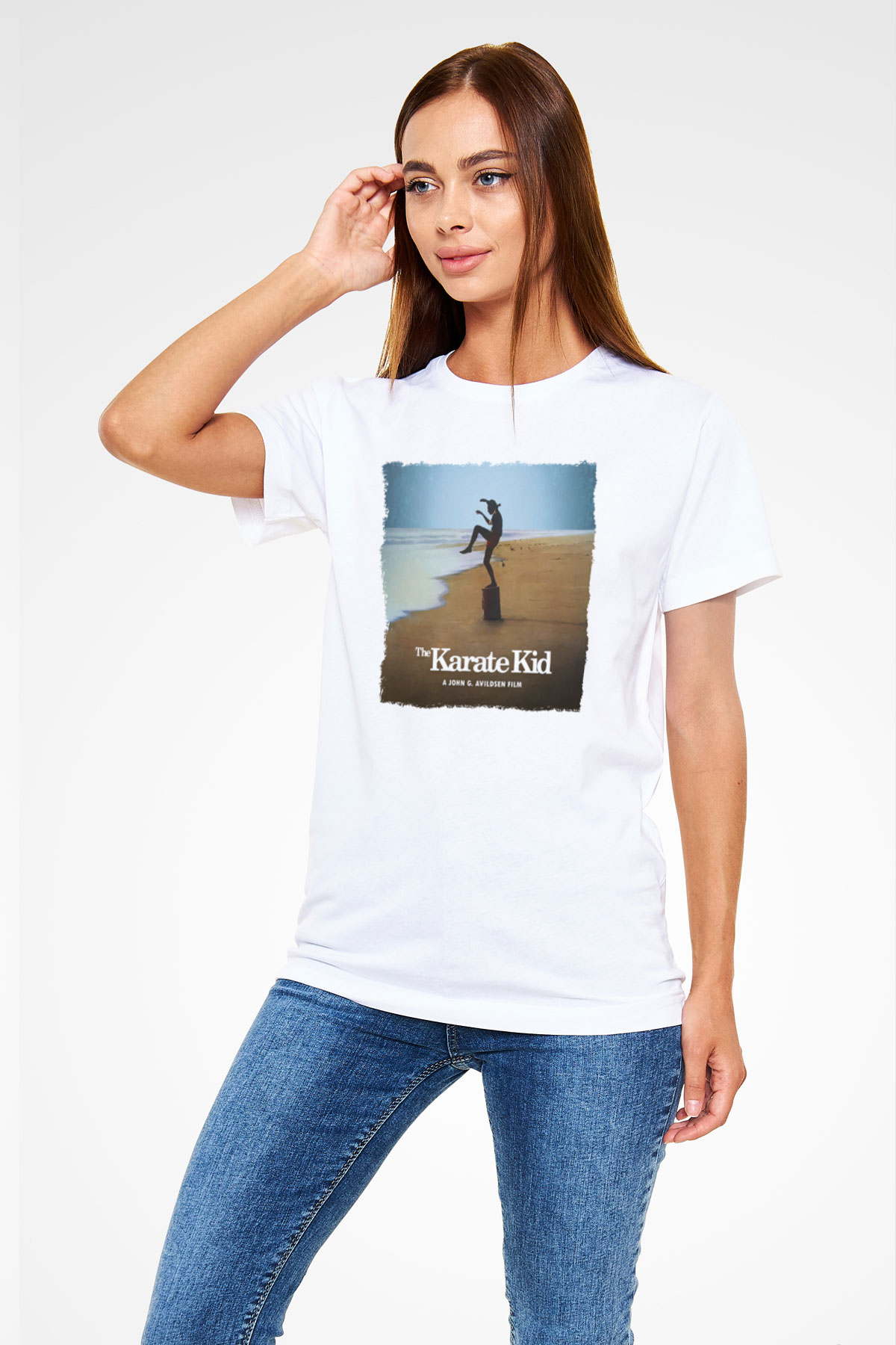 The Karate Kid Beyaz Unisex Tişört T-Shirt
