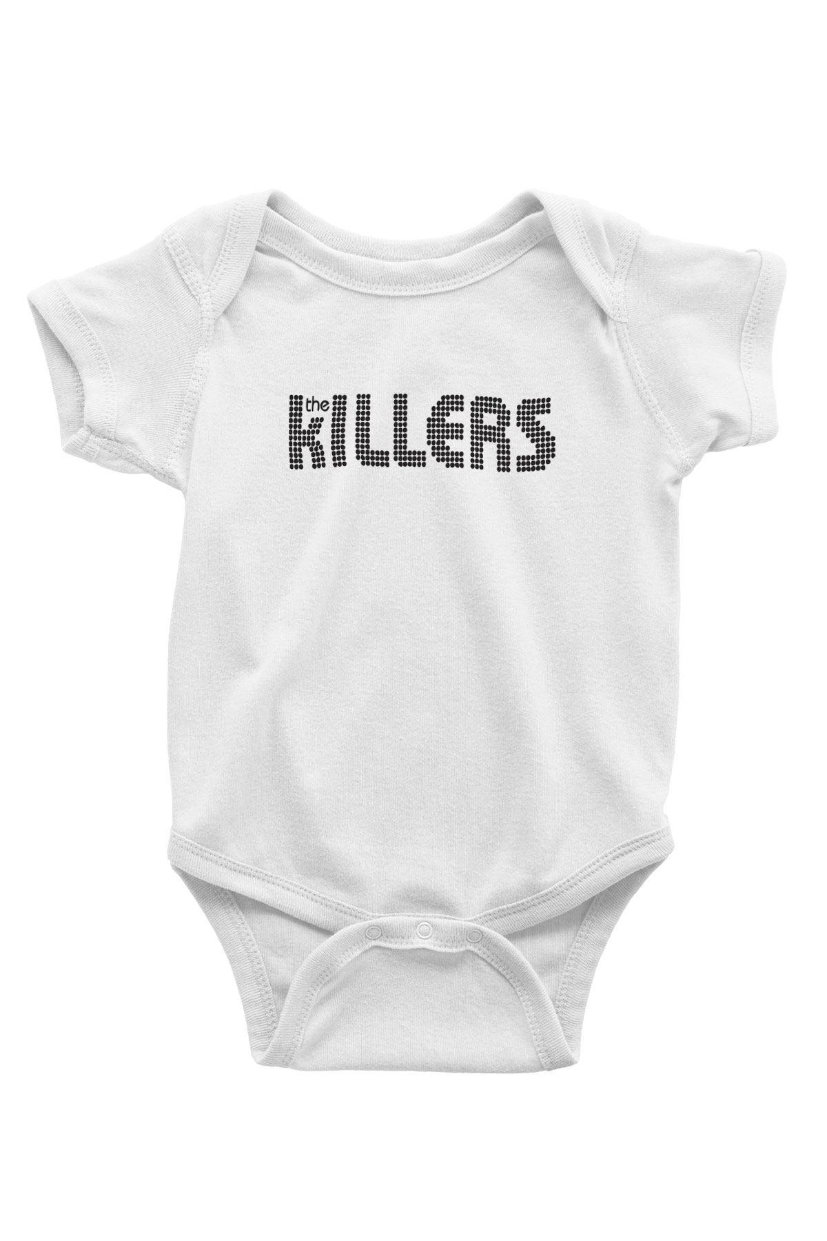 The Killers Baskılı Beyaz Unisex Bebek Body - Zıbın