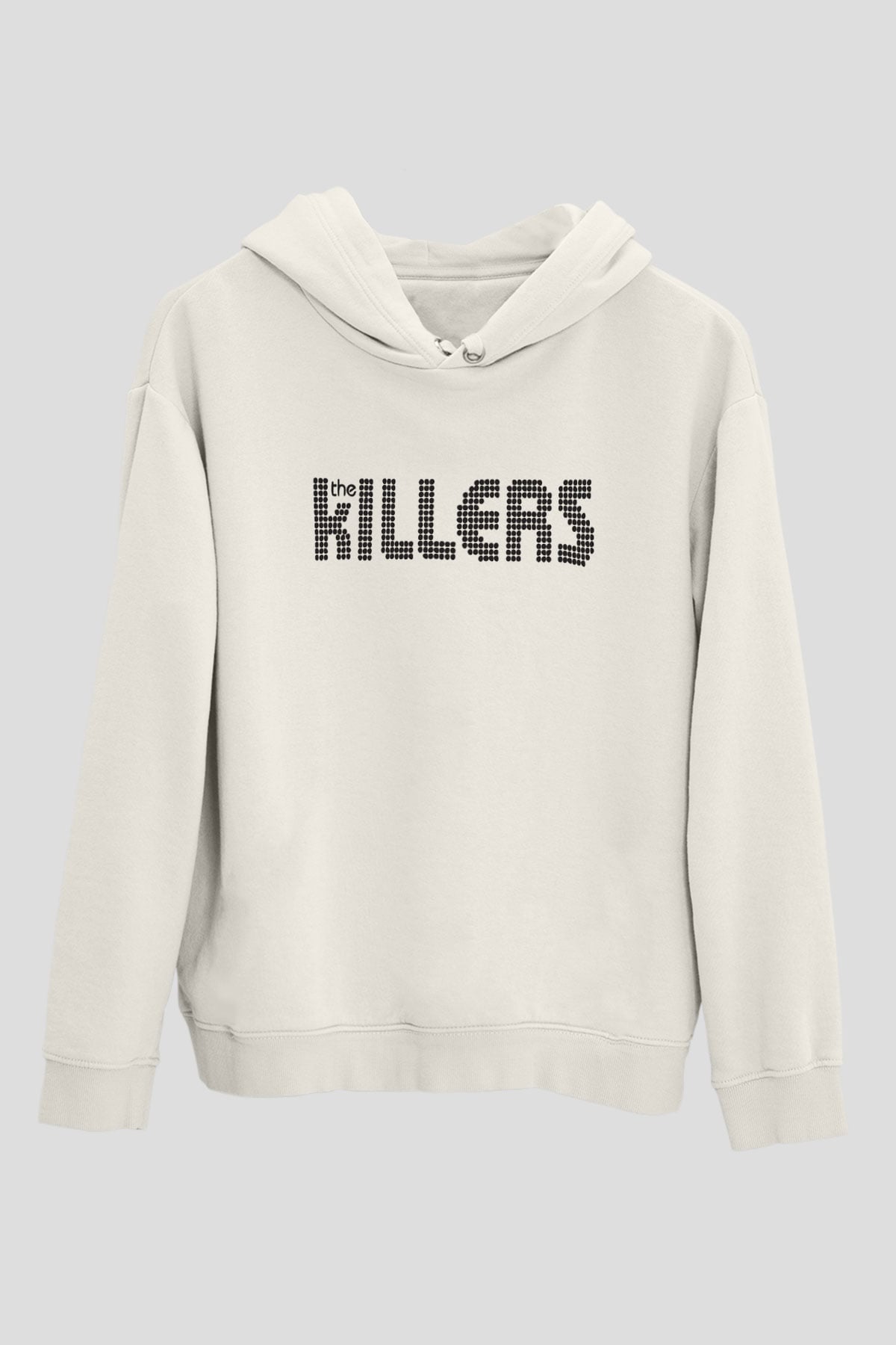 The Killers Beyaz Unisex Kapşonlu Sweatshirt