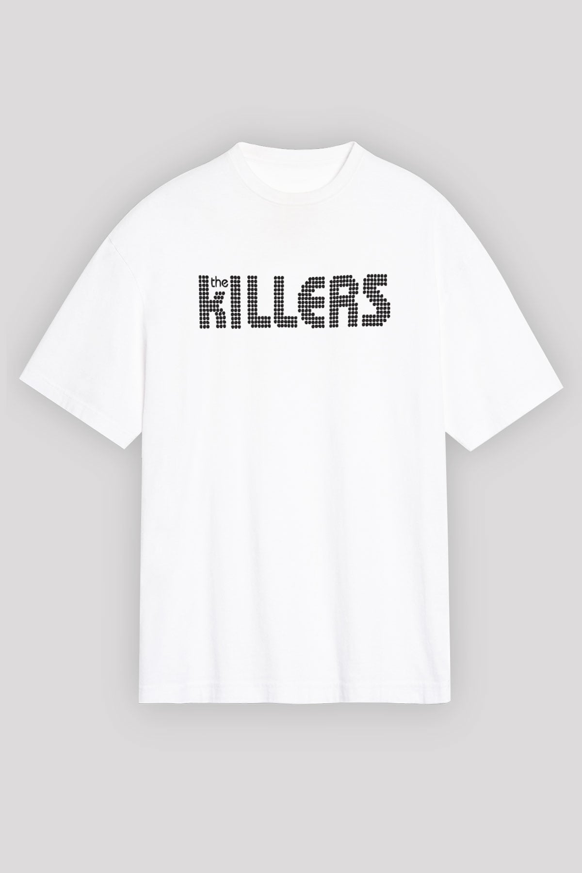 The Killers Beyaz Unisex Oversize Tişört T-Shirt