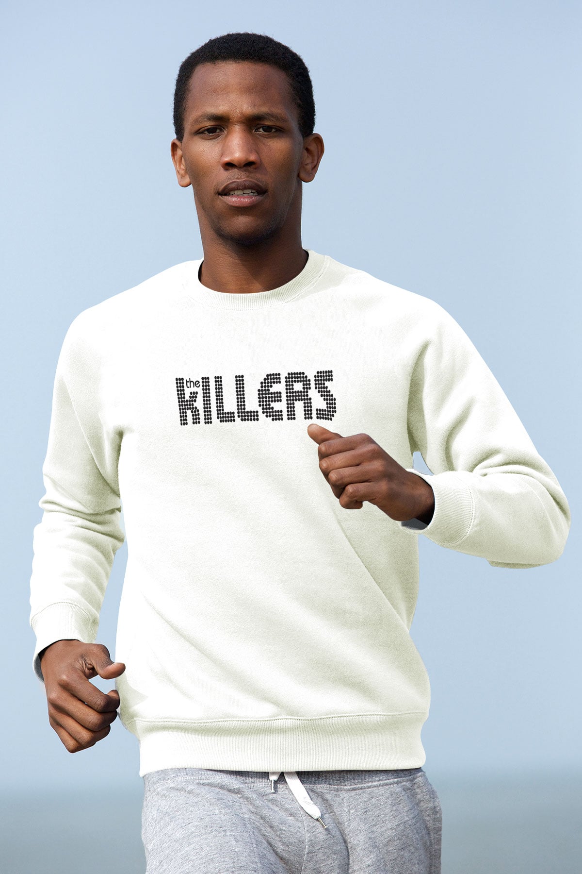 The Killers Beyaz Unisex Sweatshirt