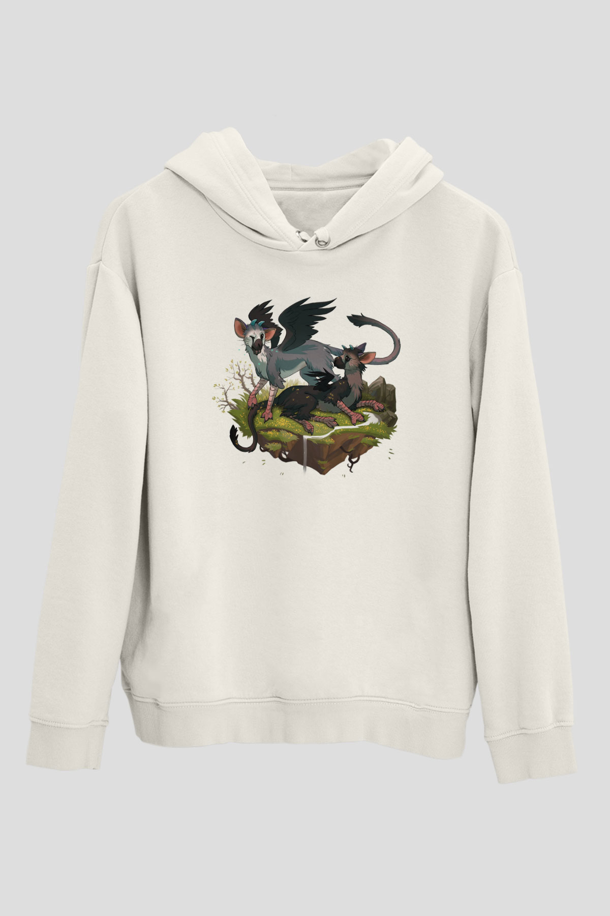 The Last Guardian Beyaz Unisex Hoodie