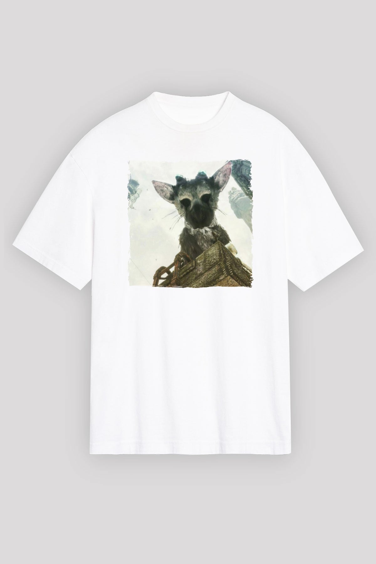 The Last Guardian Beyaz Unisex Tişört T-Shirt