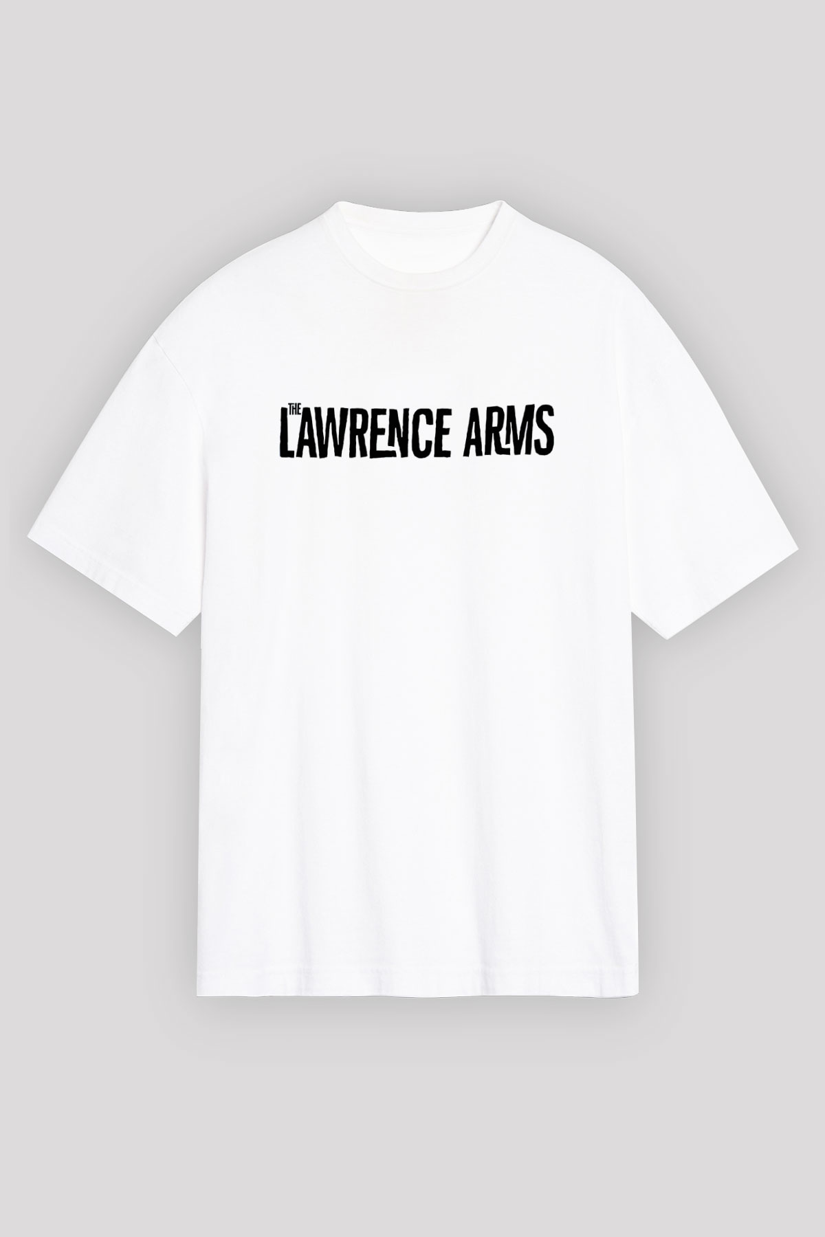 The Lawrence Arms Beyaz Unisex Oversize Tişört T-Shirt