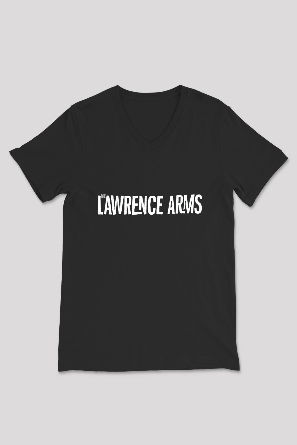 The Lawrence Arms Siyah Unisex V Yaka Tişört T-Shirt