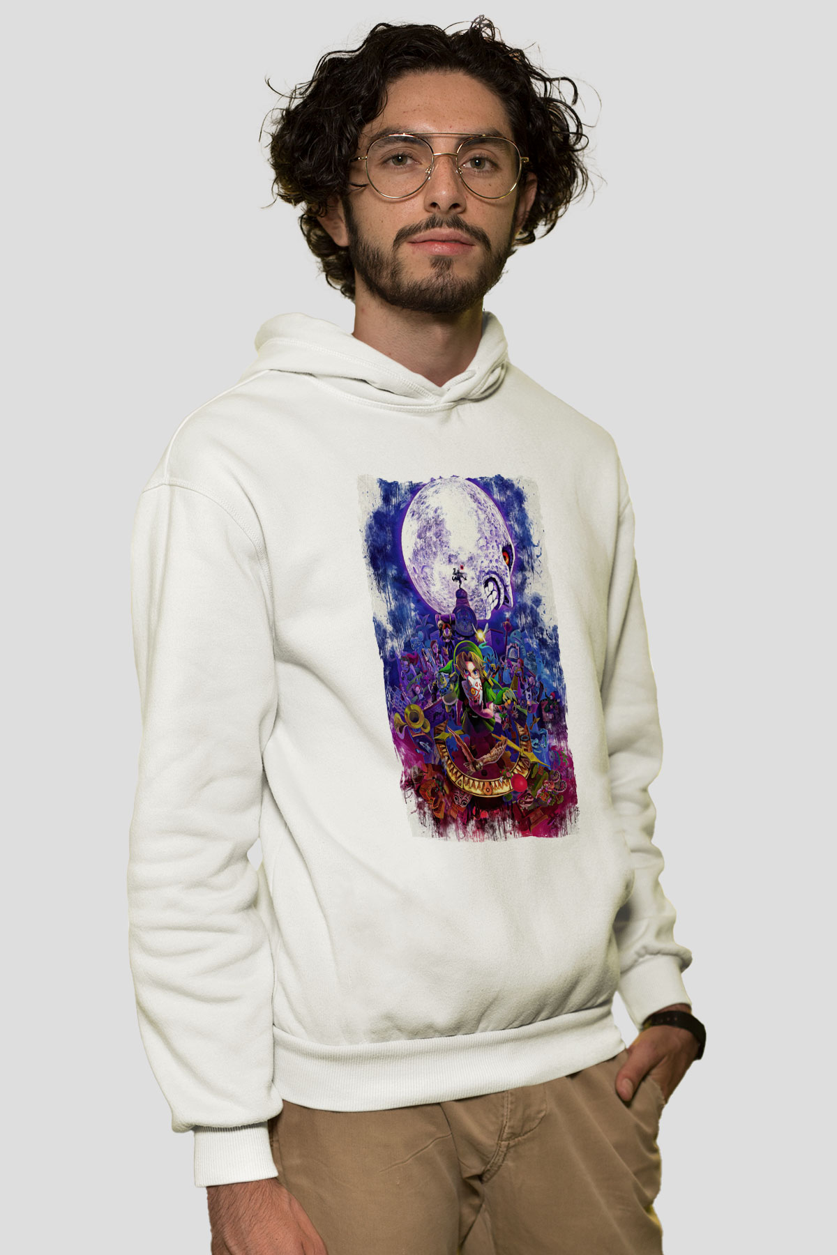 The Legend of Zelda Beyaz Unisex Hoodie