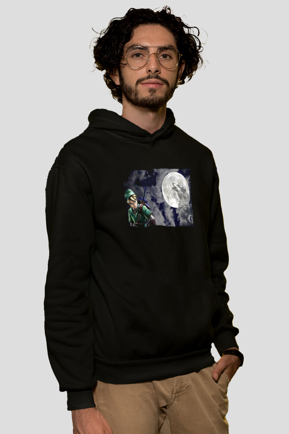 The Legend of Zelda Siyah Unisex Hoodie