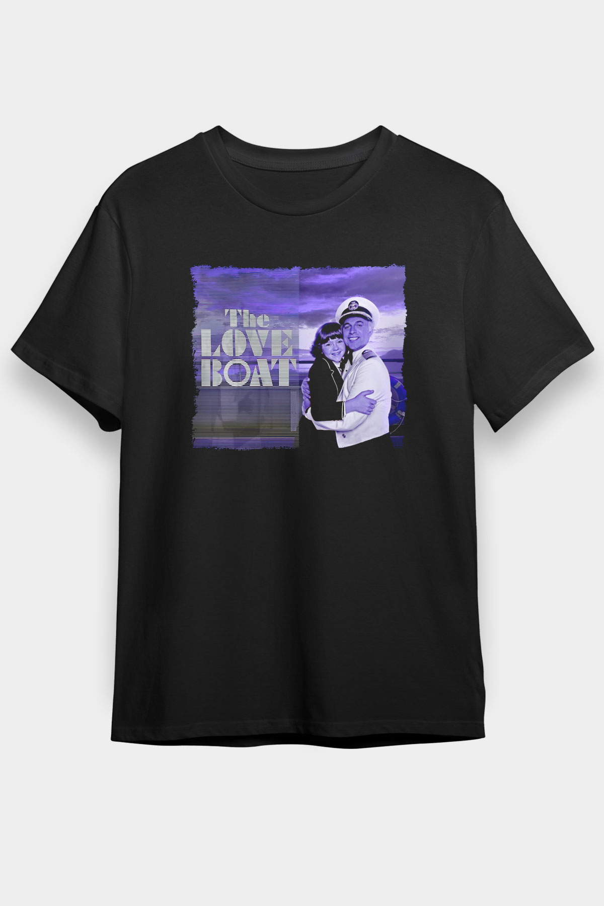 The Love Boat Siyah Unisex Tişört