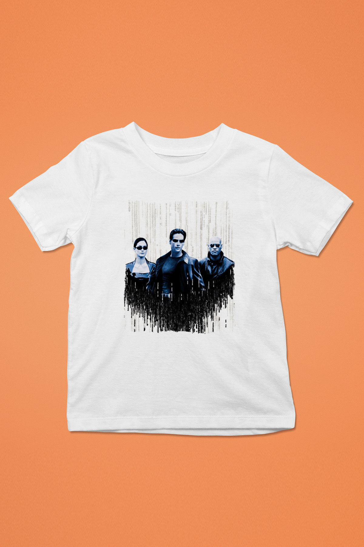 The Matrix Beyaz Unisex Çocuk Tişört
