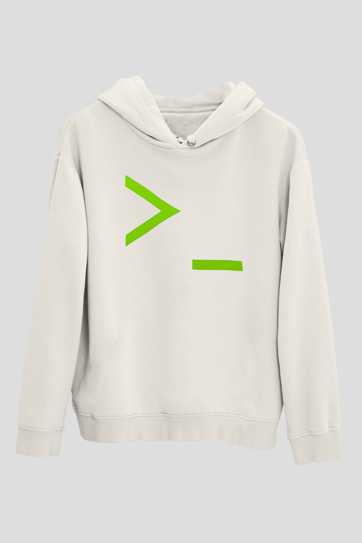 The Matrix Beyaz Unisex Hoodie