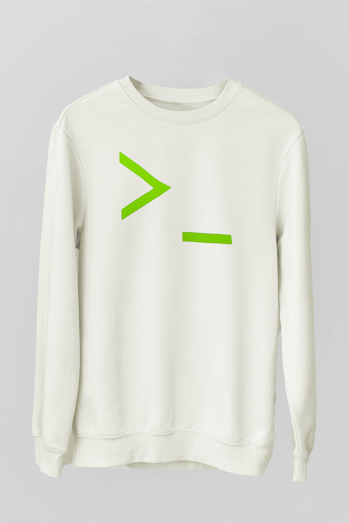 The Matrix Beyaz Unisex Sweatshirt