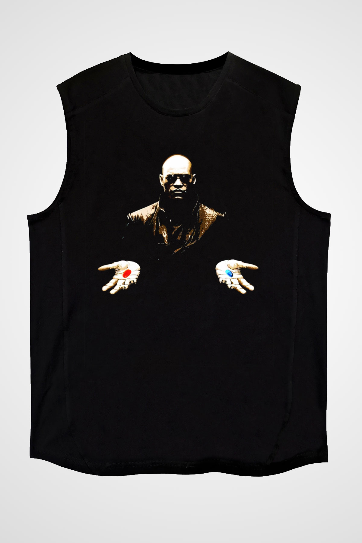 The Matrix Siyah Unisex Kolsuz Tişört