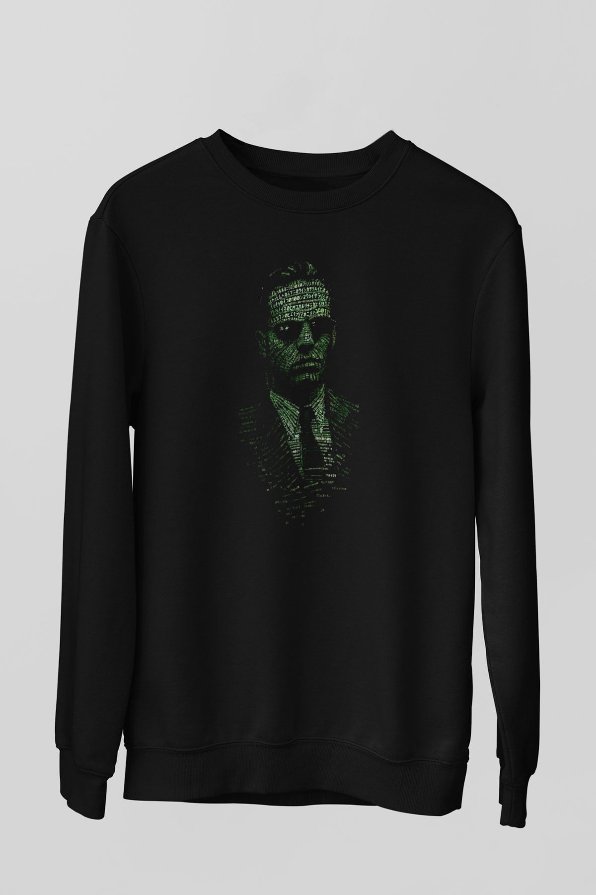 The Matrix Siyah Unisex Sweatshirt
