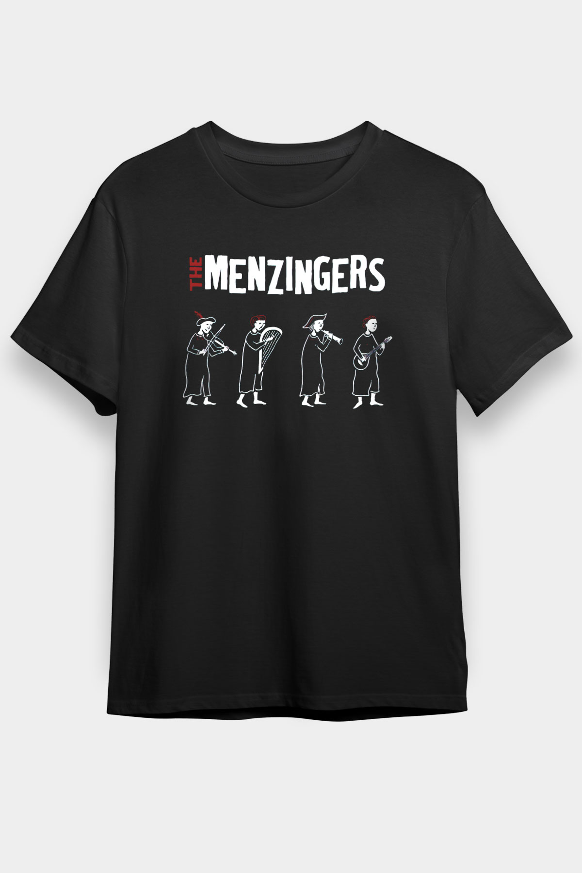 The Menzingers Siyah Unisex Tişört T-Shirt - TişörtFabrikası