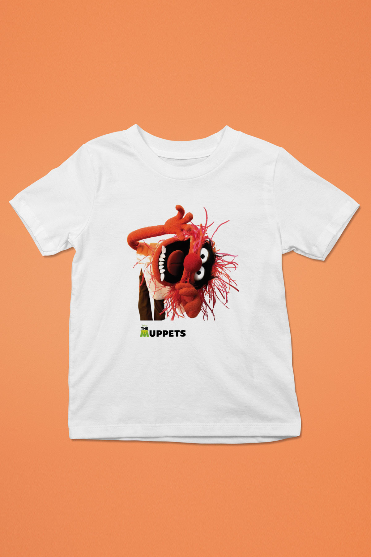 The Muppets Baskılı Beyaz Unisex Çocuk Tişört