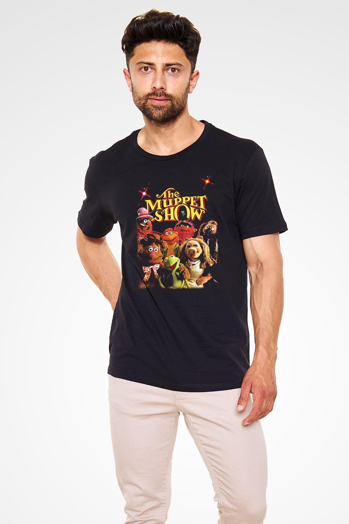 The Muppets Siyah Unisex Tişört