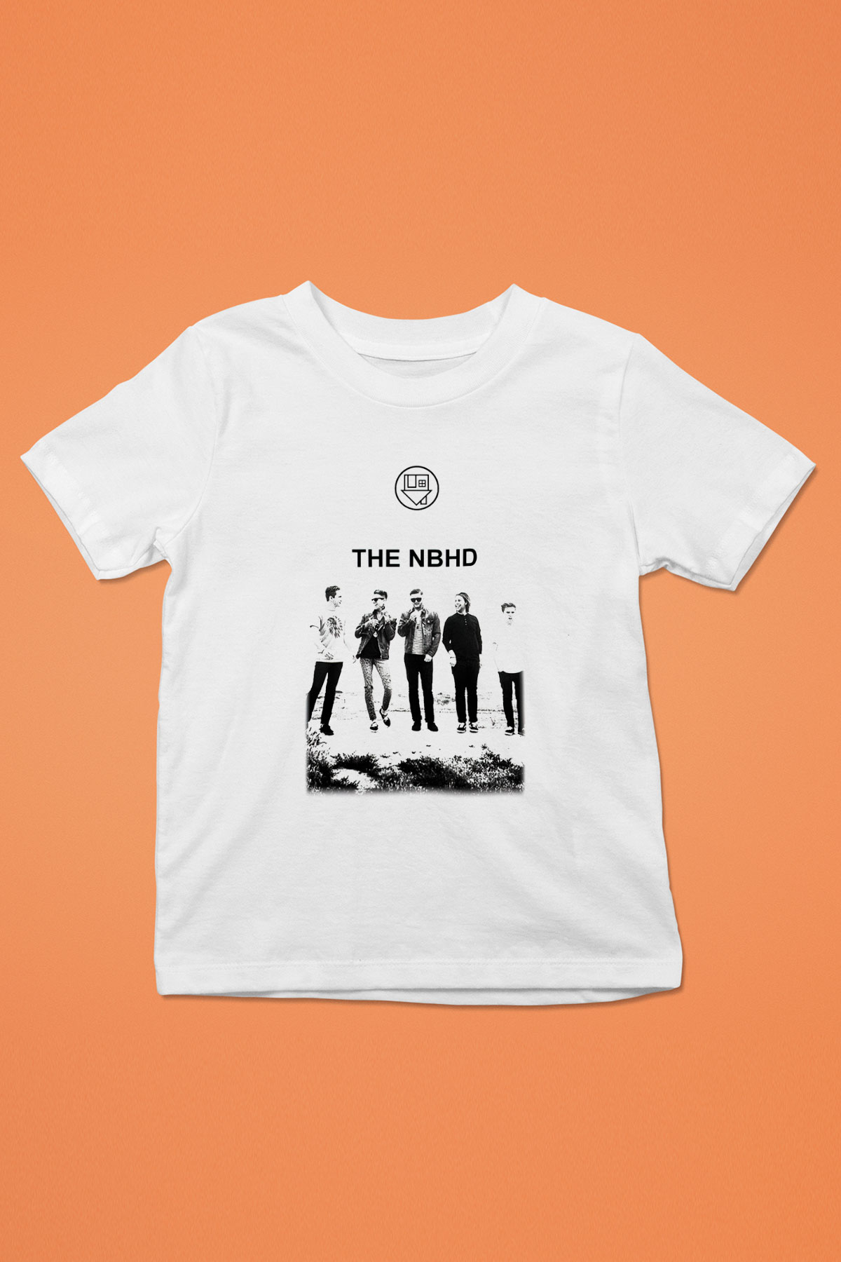 The Neighbourhood Baskılı Beyaz Unisex Çocuk Tişört