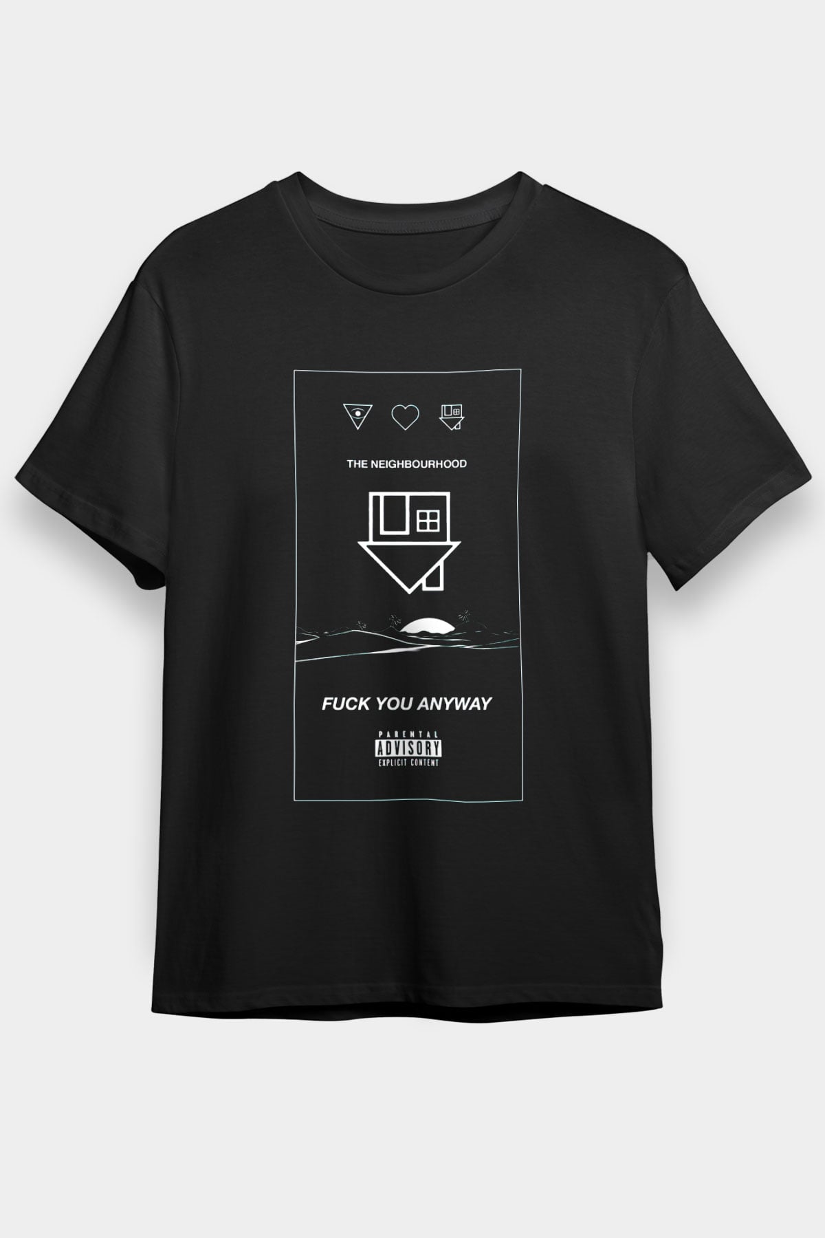 The Neighbourhood Siyah Unisex Tişört T-Shirt - TişörtFabrikası