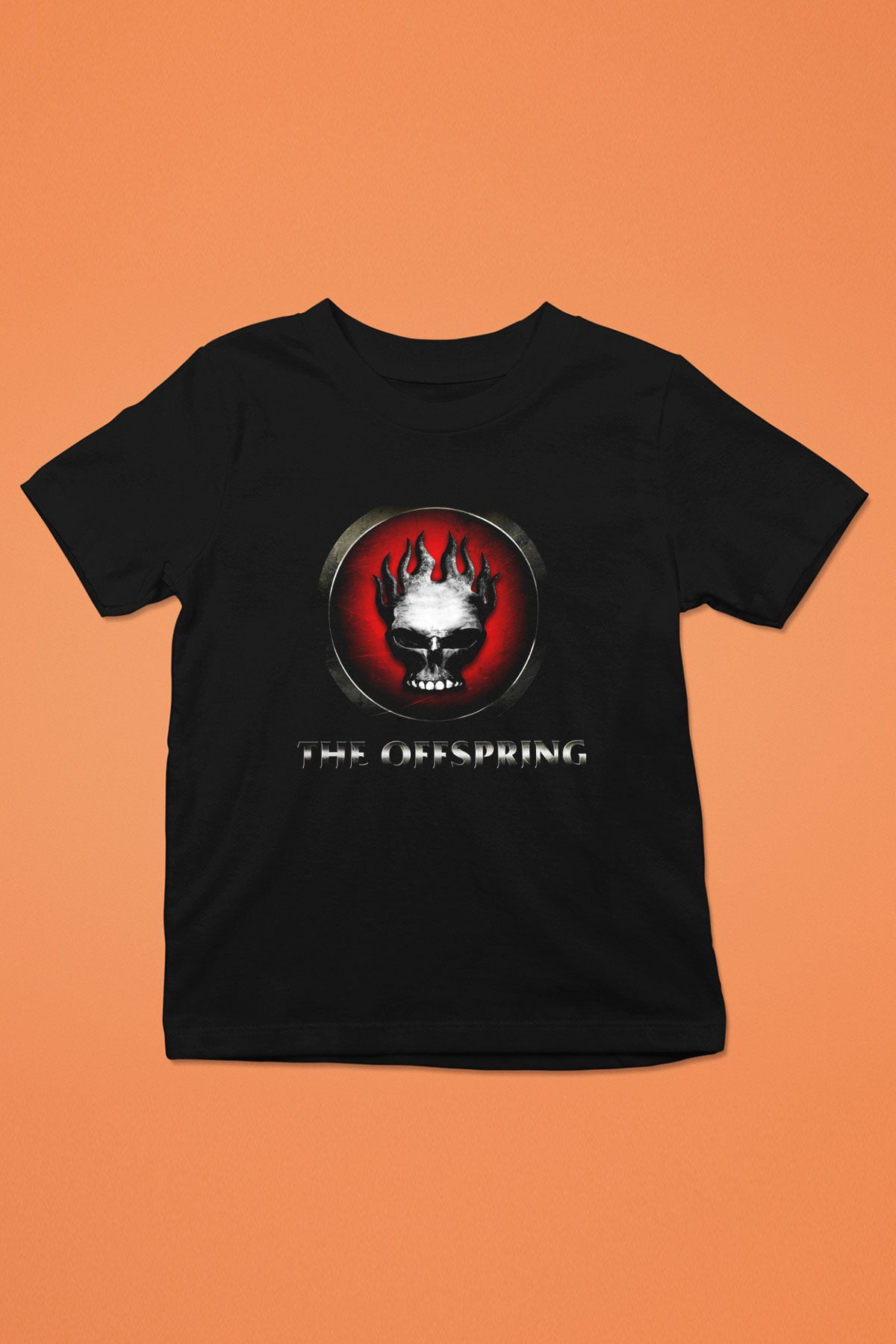 The Offspring Baskılı Siyah Unisex Çocuk Tişört