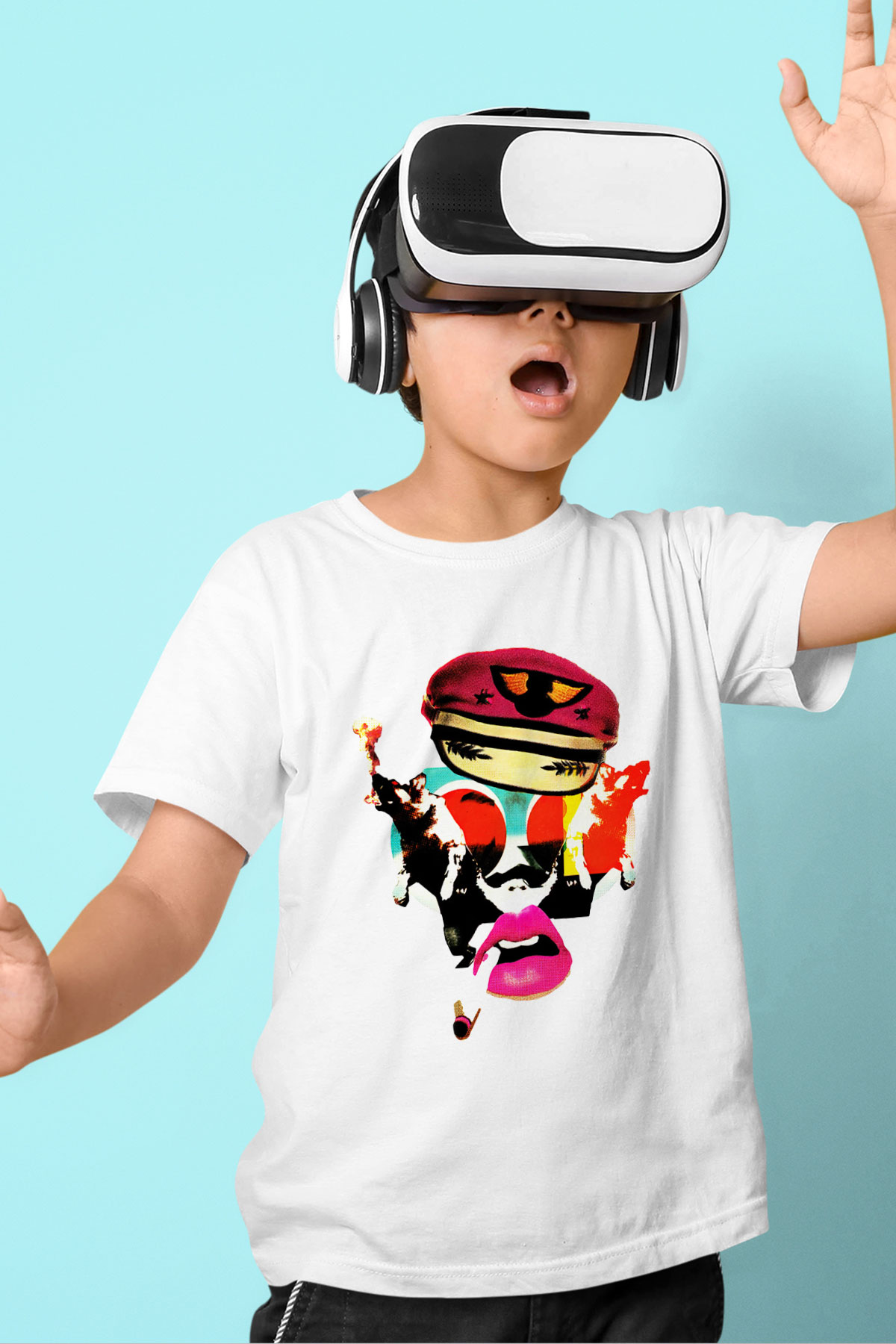 The Prodigy Baskılı Beyaz Unisex Çocuk Tişört