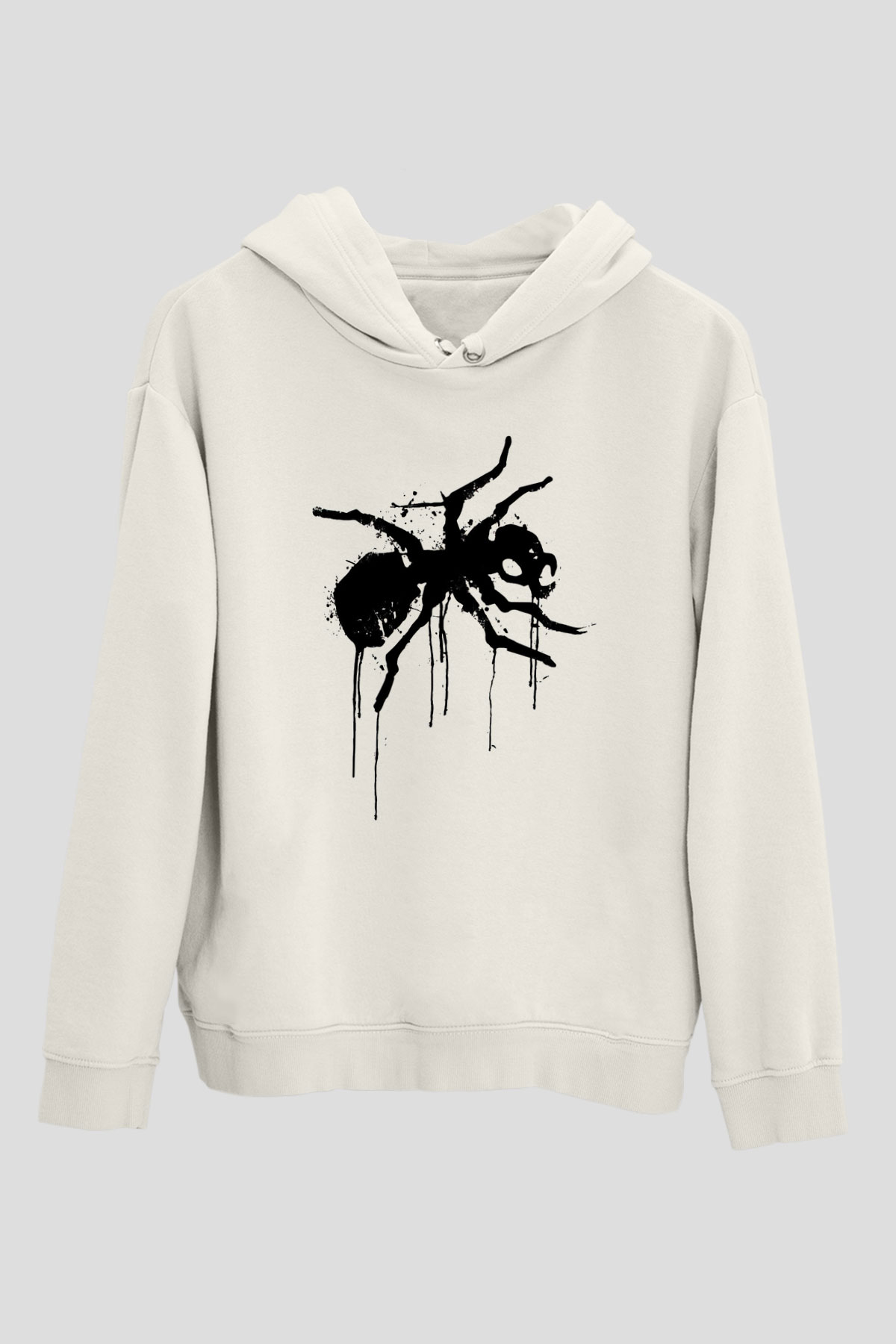 The Prodigy Beyaz Unisex Kapşonlu Sweatshirt