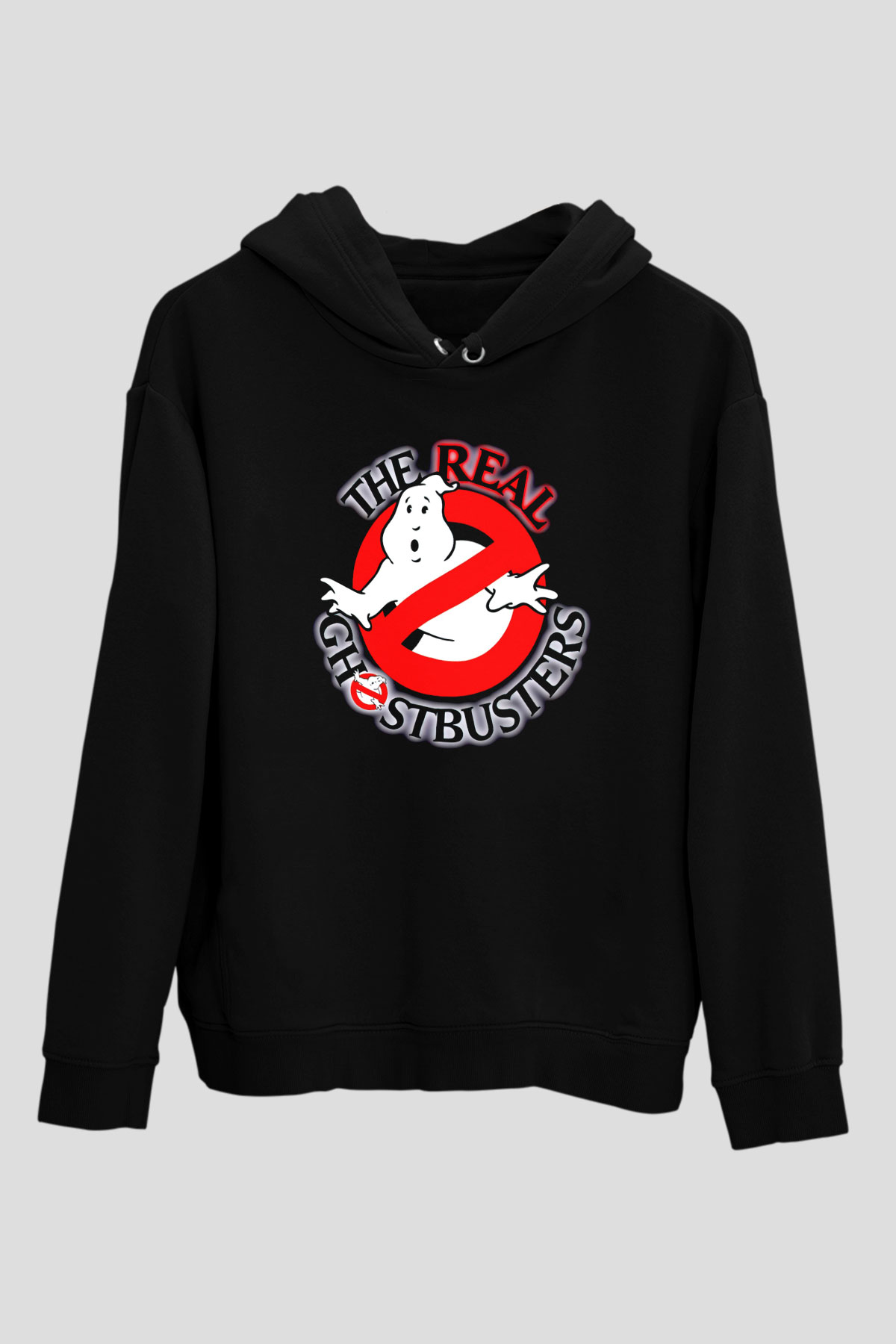 The Real Ghostbusters Hayalet Avcıları Siyah Unisex Hoodie