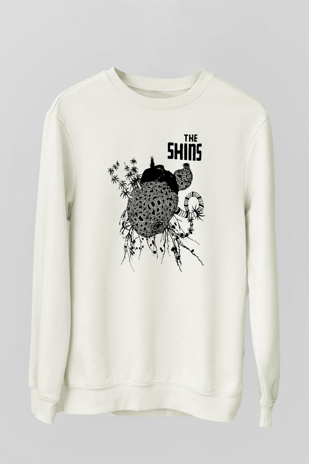 The Shins Beyaz Unisex Sweatshirt