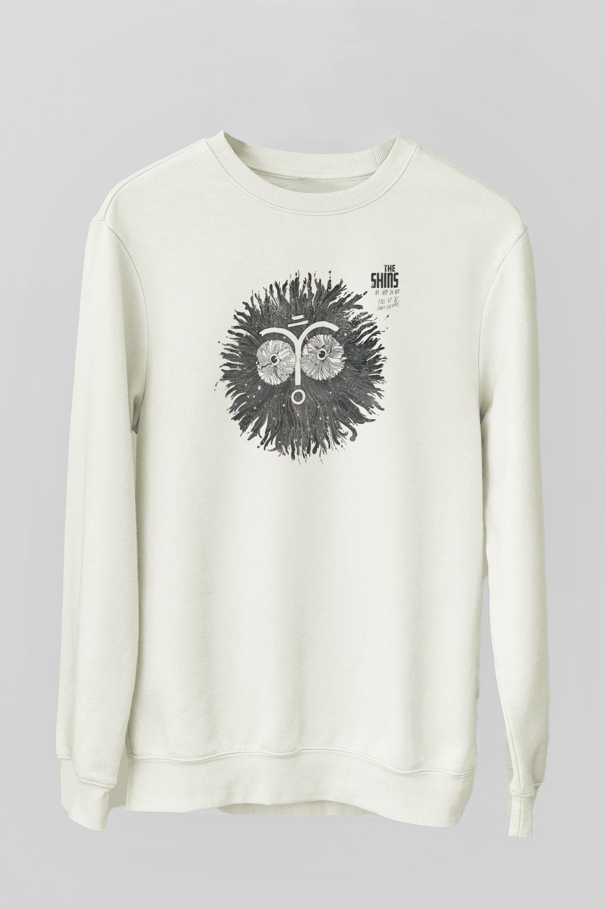 The Shins Beyaz Unisex Sweatshirt