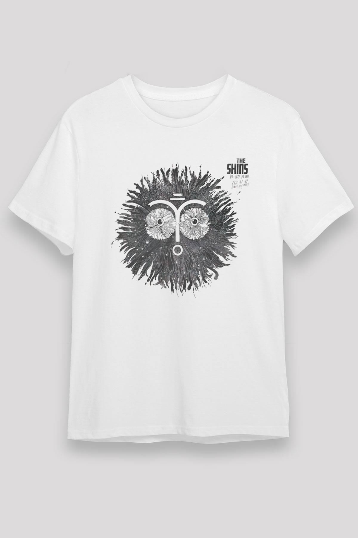The Shins Beyaz Unisex Tişört T-Shirt - TişörtFabrikası