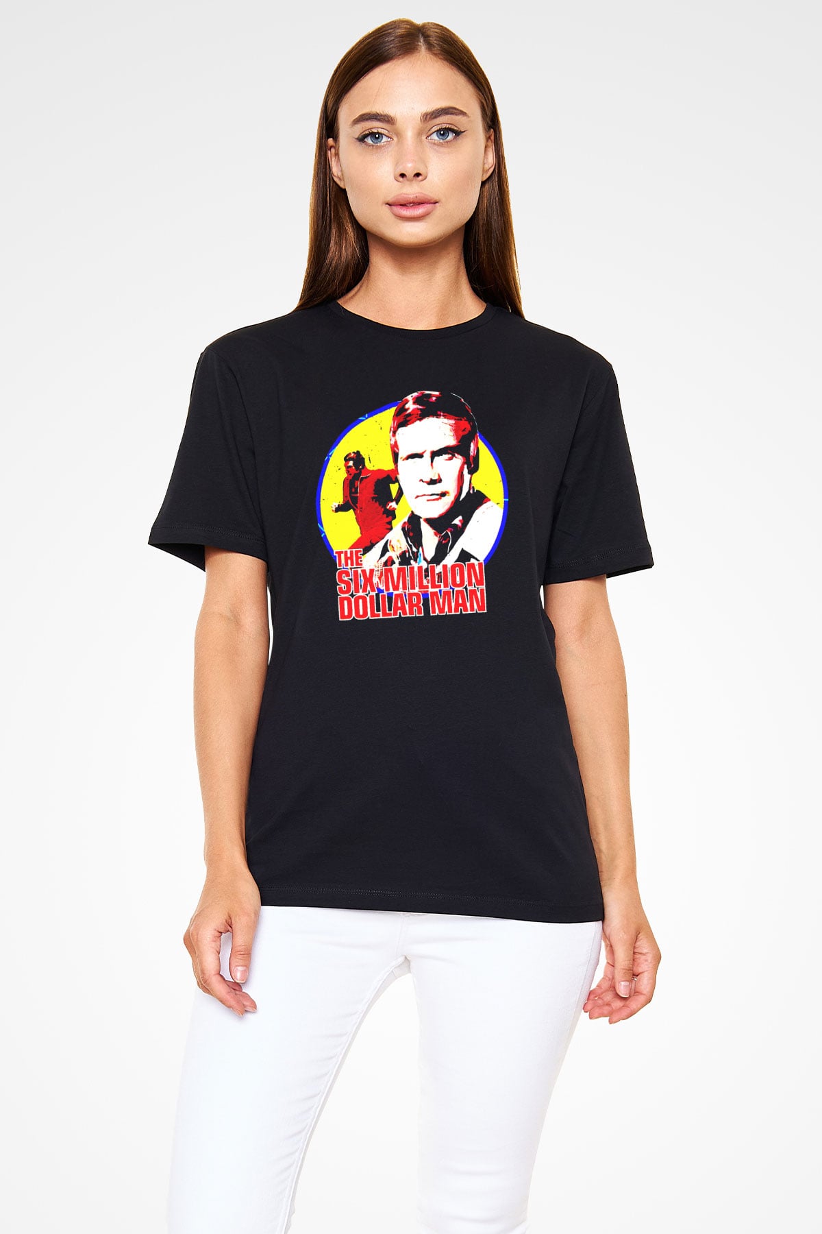 The Six Million Man Dollar Siyah Unisex Tişört