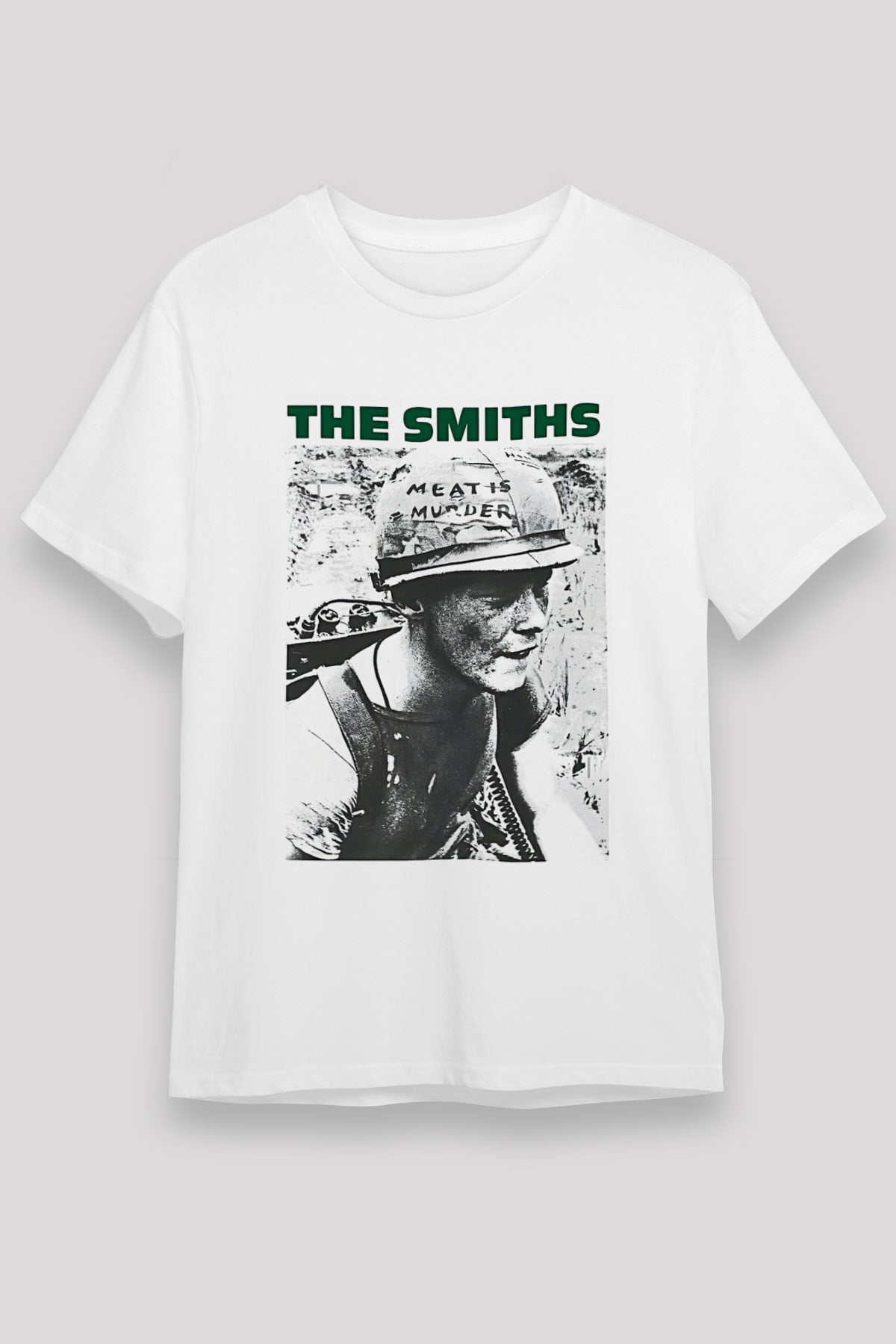 The Smiths Baskılı Unisex Beyaz Tişört - Tshirt