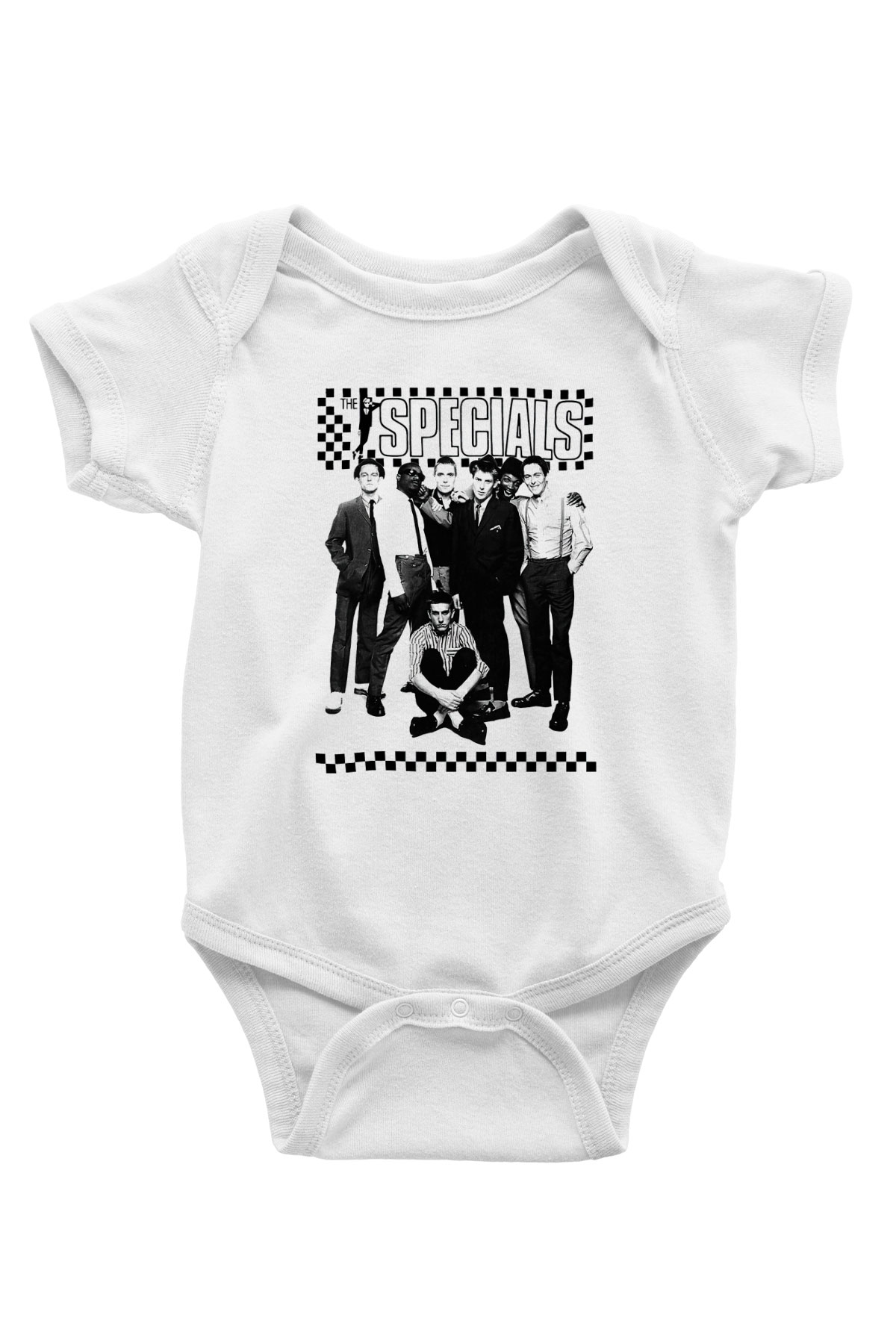 The Specials Baskılı Beyaz Unisex Bebek Body - Zıbın