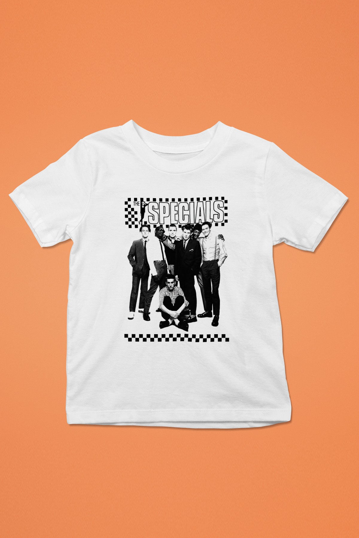 The Specials Baskılı Beyaz Unisex Çocuk Tişört