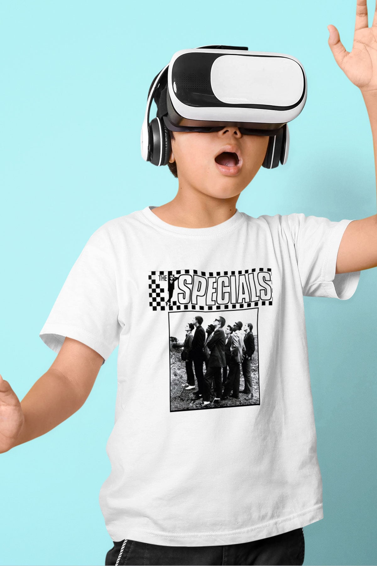 The Specials Baskılı Beyaz Unisex Çocuk Tişört